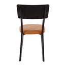 Bolero Metal & PU Side Chair Vintage Camel (Pack 4)