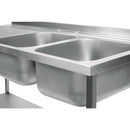Holmes Fully Assembled Stainless Steel Sink Left Hand Drainer 1800mm