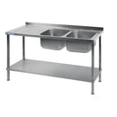Holmes Fully Assembled Stainless Steel Sink Left Hand Drainer 1800mm