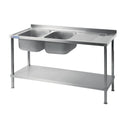Holmes Fully Assembled Stainless Steel Sink Right Hand Drainer 1800mm