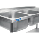 Holmes Fully Assembled Stainless Steel Sink Right Hand Drainer 1800mm