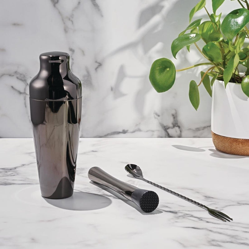 Olympia French Cocktail Shaker Gunmetal
