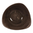 Churchill Stonecast Patina Triangular Bowls Black 235mm (Pack of 12)