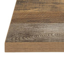 Bolero vorgebohrte quadratische Tischplatte Urban Dark 700 mm