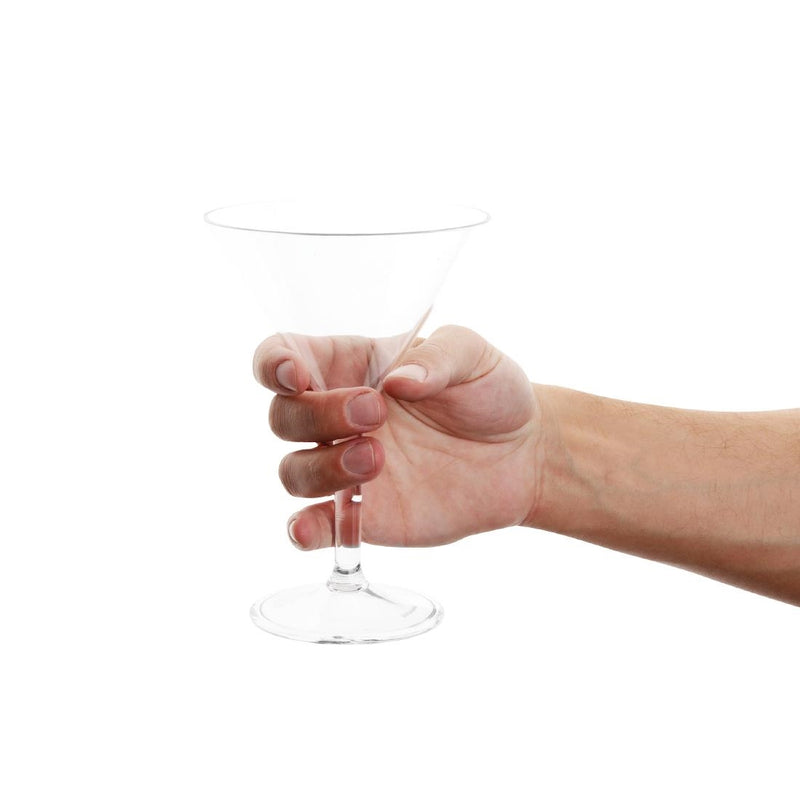 Olympia Kristallon Polycarbonate Martini Glasses 300ml (Pack of 12)