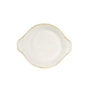 Churchill Stonecast Round Eared Dishes Barley White 180mm (Pack of 6)