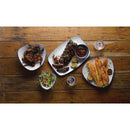 Churchill Stonecast Hints Dreieckige Teller, Indigoblau, 265 mm, 12 Stück