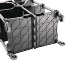 Vogue 3 Tier PP Folding Trolley Black