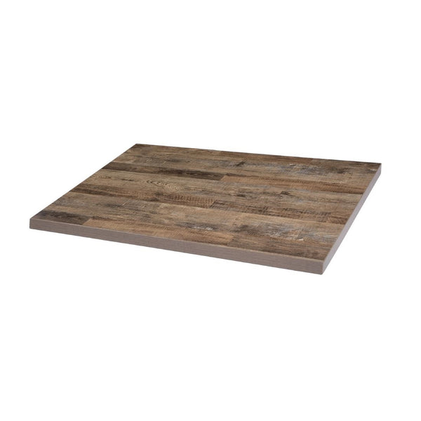 Bolero, vorgebohrte rechteckige Tischplatte, Urban Dark, 1100 (B) x 700 (T) mm
