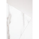 Bolero Pre-Drilled Rectangular Table Top Marble Effect 700mm