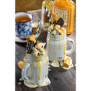 Utopia biologisch abbaubare Papierstrohhalme, schwarze Streifen (250 Stück)