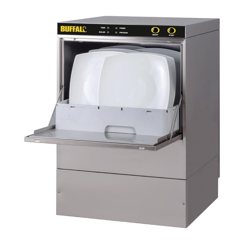 Buffalo Undercounter Dishwasher with Drain Pump 500m x 500mm Baskets