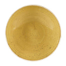Churchill Stonecast Coupe Schüsseln, senfgelb, 182 mm, 12 Stück