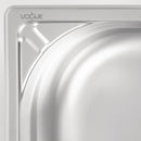 Vogue Heavy Duty Stainless Steel 1/2 Gastronorm Tray 100mm