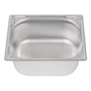 Vogue Heavy Duty Stainless Steel 1/2 Gastronorm Tray 150mm