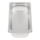 Vogue Heavy Duty Stainless Steel 1/3 Gastronorm Tray 100mm
