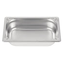 Vogue Heavy Duty Stainless Steel 1/4 Gastronorm Tray 65mm