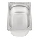 Vogue Heavy Duty Stainless Steel 1/4 Gastronorm Tray 100mm