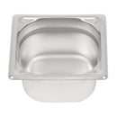 Vogue Heavy Duty Stainless Steel 1/6 Gastronorm Tray 100mm