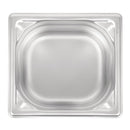 Vogue Heavy Duty Stainless Steel 1/6 Gastronorm Tray 100mm