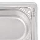 Vogue Heavy Duty Stainless Steel 1/9 Gastronorm Tray 65mm