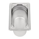 Vogue Heavy Duty Stainless Steel 1/9 Gastronorm Tray 100mm