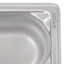 Vogue Heavy Duty Stainless Steel 1/9 Gastronorm Tray 100mm