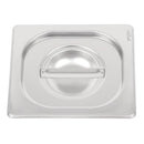 Vogue Heavy Duty Stainless Steel 1/6 Gastronorm Tray Lid