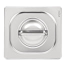 Vogue Heavy Duty Stainless Steel 1/6 Gastronorm Tray Lid