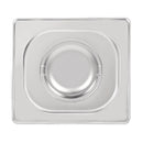 Vogue Heavy Duty Stainless Steel 1/6 Gastronorm Tray Lid