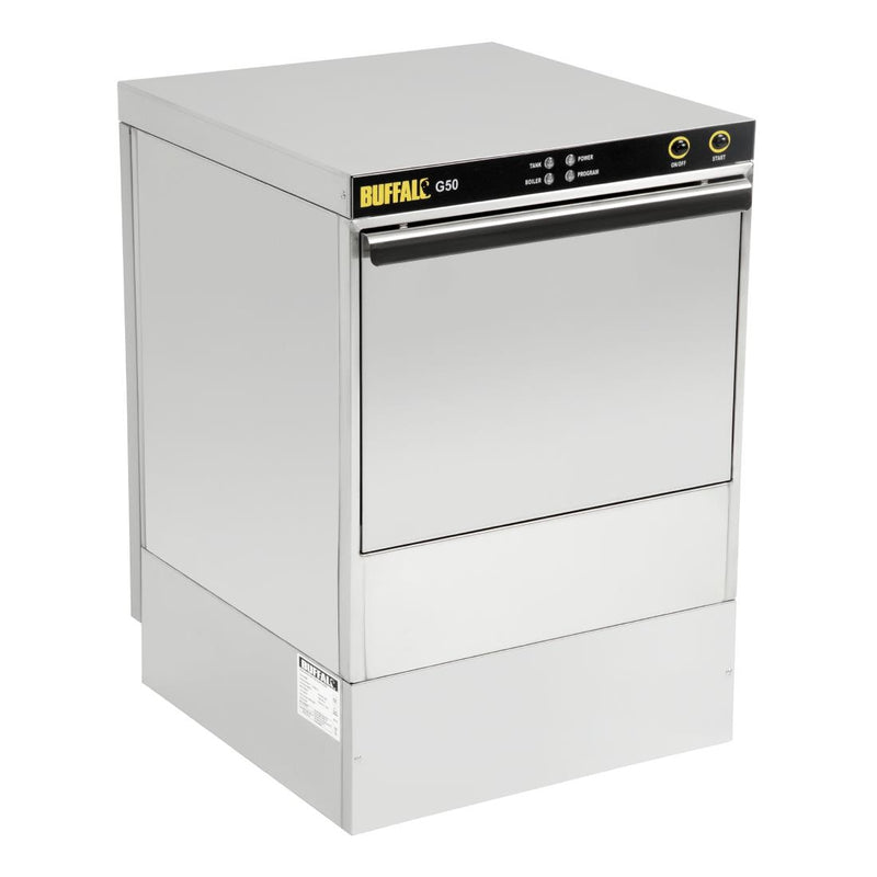 Buffalo Undercounter Glasswasher with Drain Pump 500x500mm Baskets