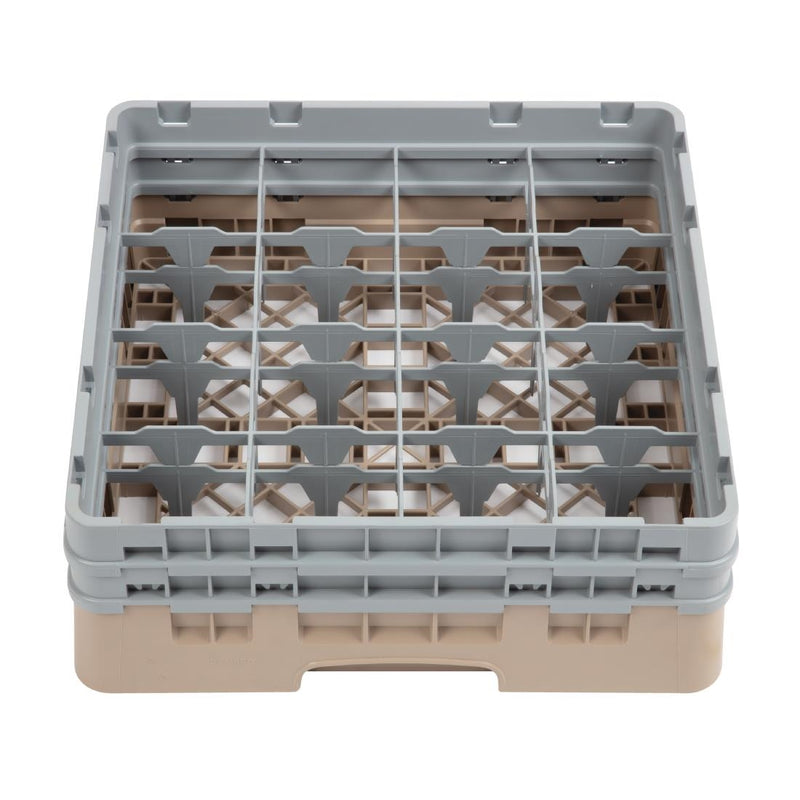 Cambro Camrack Beige 16 Fächer Max. Glashöhe 133 mm