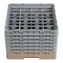 Cambro Camrack Beige 16 Compartments Max Glass Height 298mm