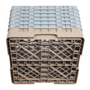 Cambro Camrack Beige 16 Compartments Max Glass Height 298mm