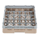 Cambro Camrack Beige 25 Compartiments Hauteur Max Verre 92mm