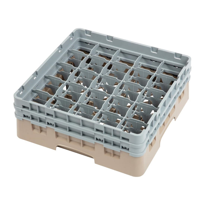 Cambro Camrack Beige 25 Fächer Max. Glashöhe 133 mm