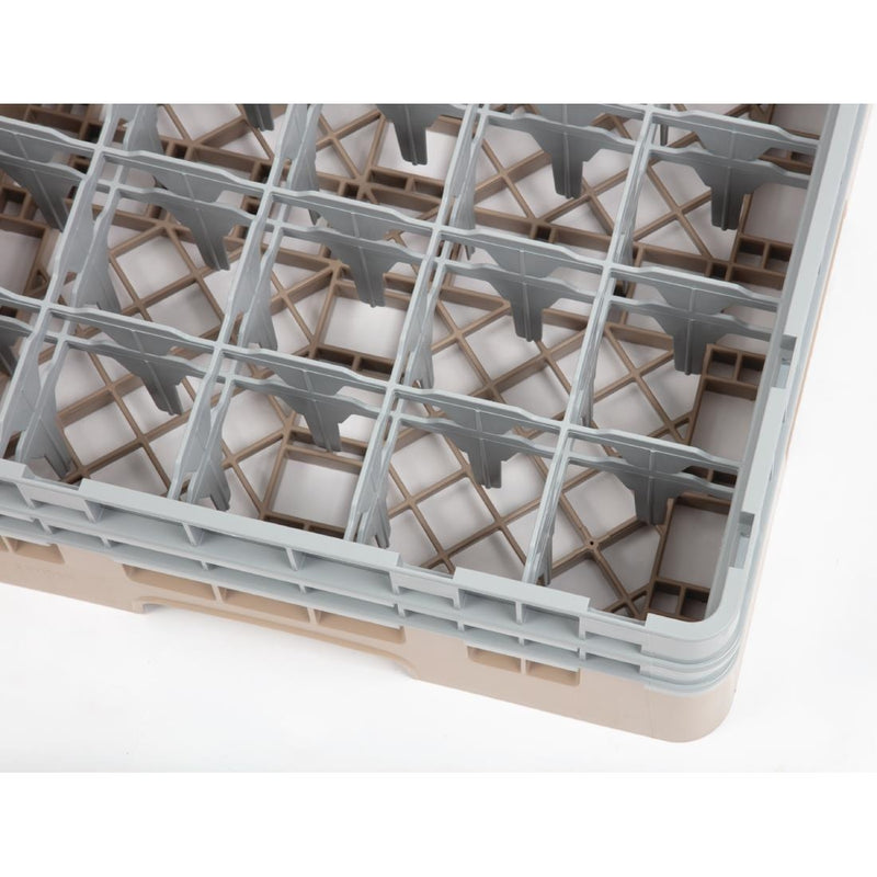 Cambro Camrack Beige 25 Fächer Max. Glashöhe 133 mm