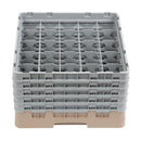 Cambro Camrack Beige 25 Compartiments Hauteur Max du Verre 257mm