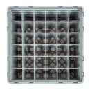 Cambro Camrack Beige 36 Compartments Max Glass Height 257mm