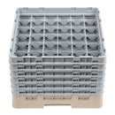 Cambro Camrack Beige 36 Compartments Max Glass Height 298mm