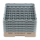 Cambro Camrack Beige 49 Compartiments Hauteur Max du Verre 257mm