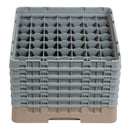 Cambro Camrack Beige, 49 Fächer, maximale Glashöhe 298 mm