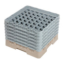 Cambro Camrack Beige, 49 Fächer, maximale Glashöhe 298 mm