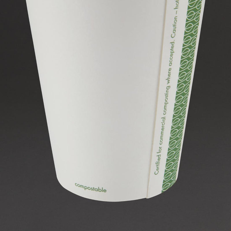 Vegware Compostable Coffee Cups Single Wall 340ml / 12oz (Pack of 1000)