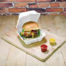 Vegware kompostierbare Bagasse-Burger-Boxen, 152 mm, 500 Stück