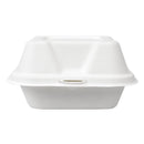 Vegware kompostierbare Bagasse-Burger-Boxen, 152 mm, 500 Stück