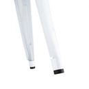 Bolero Bistro-Hochhocker mit Holzsitzpolster, Weiß (4er-Pack)