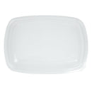 Fastpac Large Rectangular Food Container Lids 1350ml / 48oz (Pack of 150)