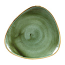 Churchill Stonecast Dreieckige Teller, Samphire Green, 229 mm, 12 Stück