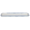 Churchill Stonecast Hints Rectangular Flat Trays Indigo Blue 150 x 530mm (Pack of 4)